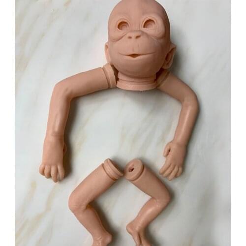 Monkey Reborn doll kit orangutans lifelike realistic apes mould DIY artist made unpainted blank doll parts