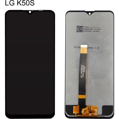 New 6.5"For LG K50S LM-X540 LMX540HM LCD Display Touch Screen Digitizer Assembly with Bezel Frame