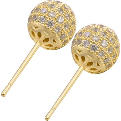 New design fashion brand jewelry Christmas stud earrings for women lovely star handmade beads Wedding Party Jewelry Accessories