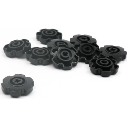 Bulk Technical Parts Chain Tread Wheel Gear MOC Tank Truck Replace Model Building Blocks Toys Compatible with 57520 Part
