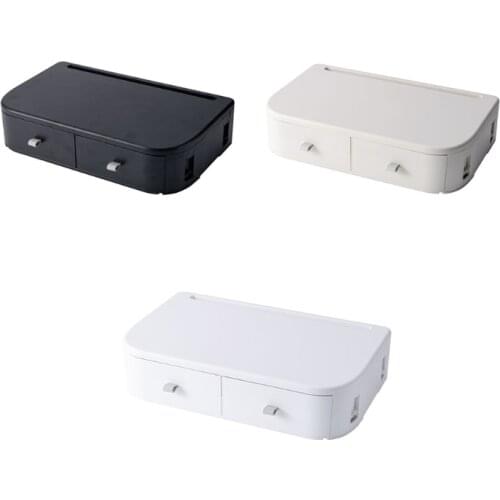 20CB Monitor Stand Riser Sundries Drawer Storage Box for Computer Laptop TV LCD Display 14 inch Office Platform Save Space