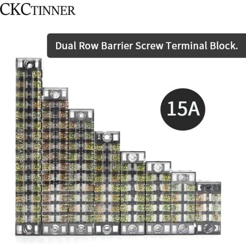 Connector Wiring tool TB-1503 TB-1504 TB-1505 TB-1506 TB-1508 TB-1510 TB-1512 TB-1515 Dual Row Barrier Screw Terminal Block