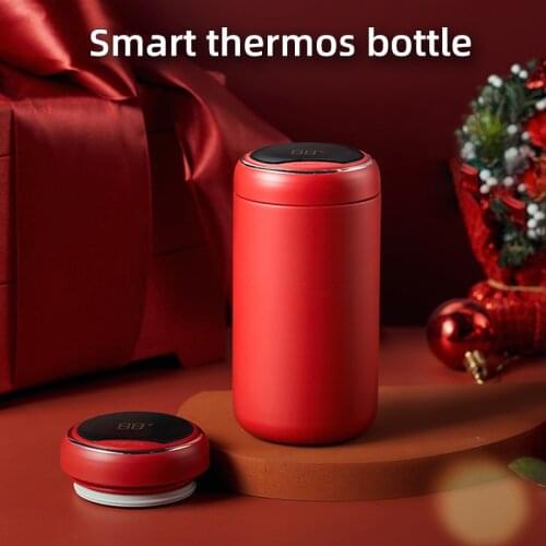 316 Stainless Steel Thermos Bottle for Water Vacuum Flask Tea and Coffee intelligence Bottle 300ML Temperature Display bottle
