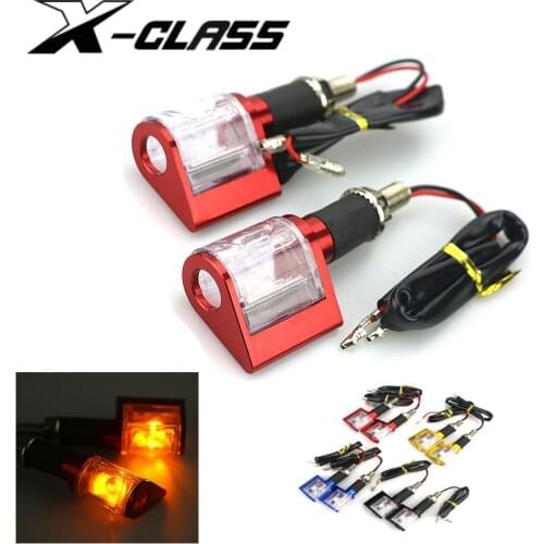 Universal Motorcycle LED Turn Signal Light Flasher Indicator Turn Signal Lamp for Vespa GTS GTV Kawasaki Ninja Honda Yamaha BMW
