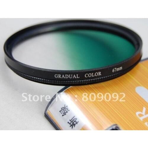 GODOX 67mm Green Graduated Lens Filter for Digital Camera