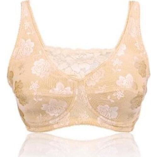 Women Fashion Breast Bras Fake Breasts Lace Flower Models No Steel Ring Tube Top Adjustable Bra Dress Clothing Factory Wholesale