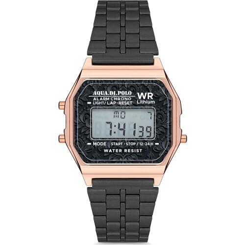 Aqua Di Polo Special Design Retro Marble Pattern Metal Women Wrist watch Apwa033702