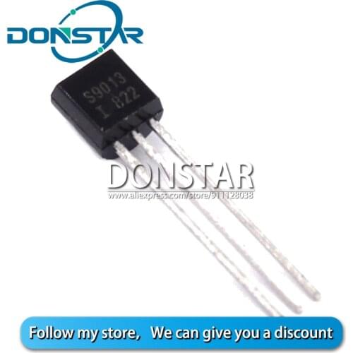 100PCS 9013 S9013 TO-92 TO92 triode transistor new and original