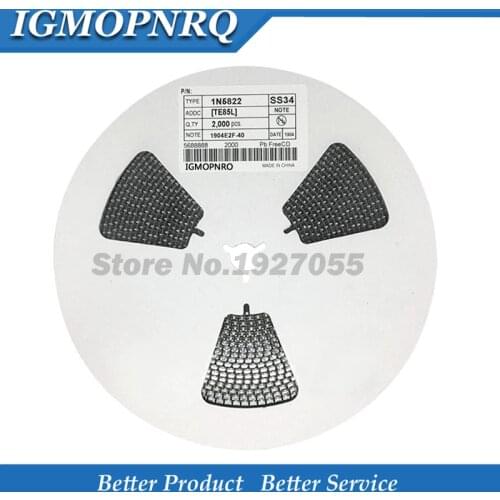 2000PCS SMA Rectifier diode 1N5819 SS14 1N5822 SS34 SR160 SS16 1N5817 SS12 SR1100 SS110 SR360 SS36 SR240 SS24 SR2100 SS210 SS310