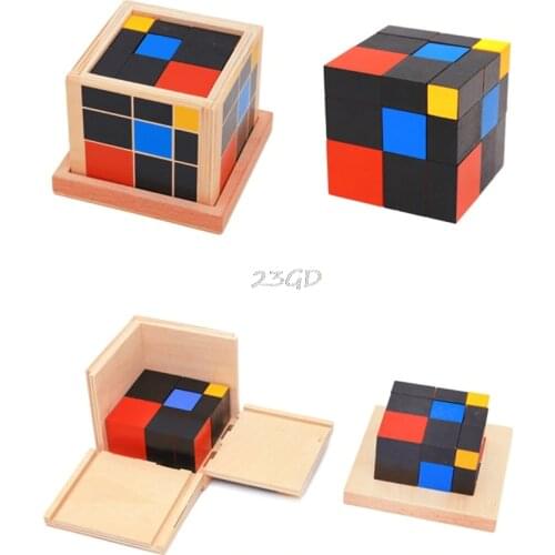 2017 Preety Early Learning Educational Toys Montessori Wooden Trinomial Cube for Toddlers MAY2_35