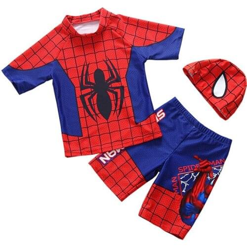 3 Pieces Boys Swimwear Rash Guards Summer Baby Kids Swimsuits 2020 Beach Surfing Bathing Suits 2-7 Years