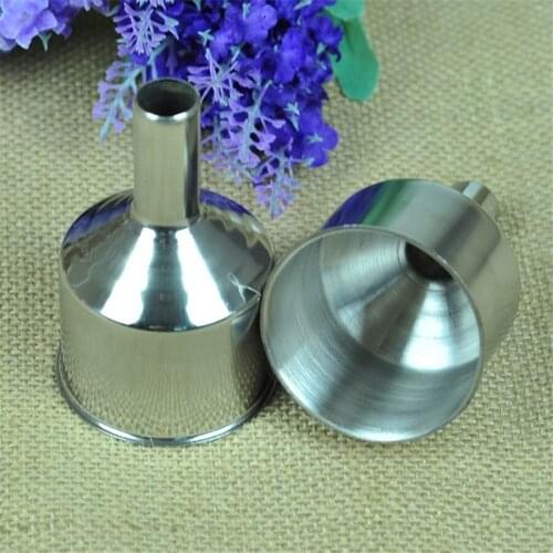 5.4cm/1.5cm Mouth Dia Stainless Steel Kitchen Wine Water Filter Funnel