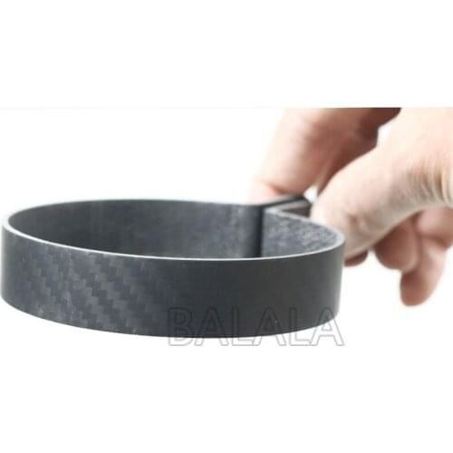 Universal 89MM diameter Carbon fiber motorcycle exhaust pipe brand new clamping fixing ring bracket For YAMAHA KAWASAKI HONDA