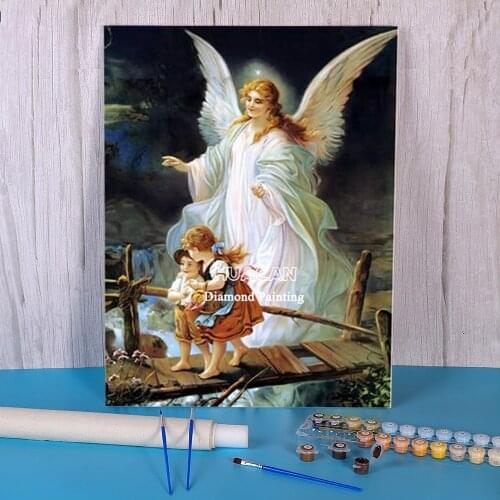 Angel Kids Farmhouse DIY Painting By Numbers Package Oil Paints 50*70 Picture By Numbers Photo Home Decor Children Drawing