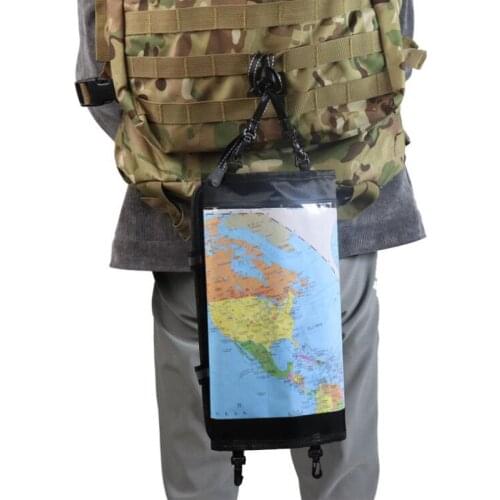 TPU Dry Map Cover Outdoor Waterproof Clear PVC Case Multifunction Pouch Holder Transparent Bag Camping Hiking Portable Kits Bag