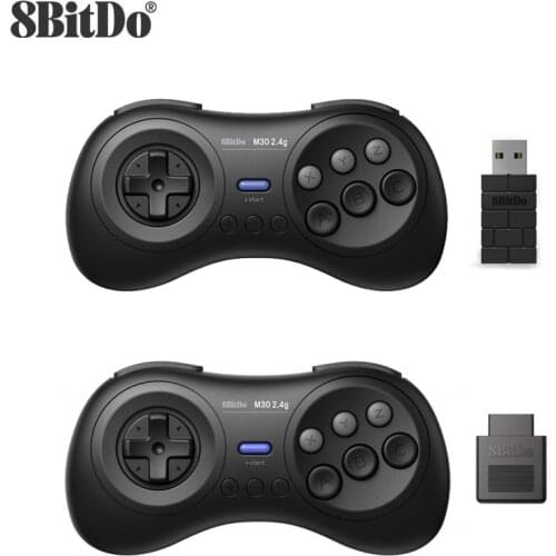 For Sega Genesis/Gega Genesis Mini and Mega Drive/Mini - Sega Genesis or Nintendo Switch 8Bitdo M30 2.4G Wireless Gamepad