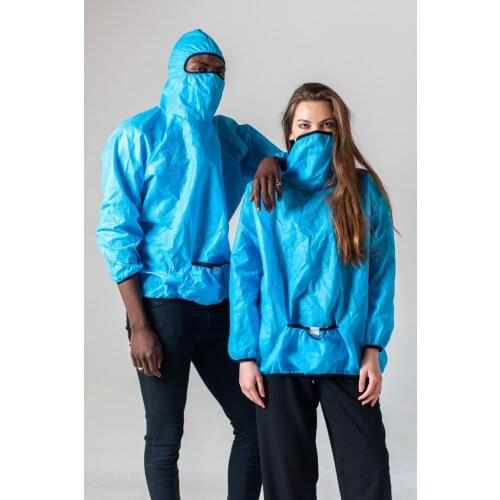 Raincoat clothing with mask for Men women Rain Jacket Clothes covers Impermeable Rainwear Poncho Waterproof Hooded Rain Coat