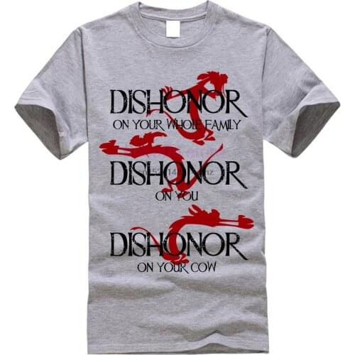 O Neck Tees Mulan Mushu Funny T Shirts Men Round Short Sleeve Dragon T Shirt Crazy Youth Fashion Men Animals T Shirts
