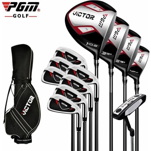 Golf PGM victor Club sets mens golf club 12 clubs+golf bag set for beginner Golf club freeshipping