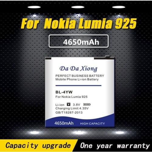 4650mAh New Item Model [ BL-4YW ] Li-ion Phone Battery for Nokia Lumia 925T 925