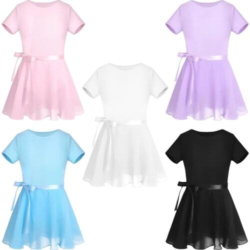 2021 Songyuexia new Children Cotton short sleeve mens wear, ballet skirt, ballet TUTU skirt