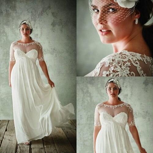 OEING Chiffon Wedding Dresses