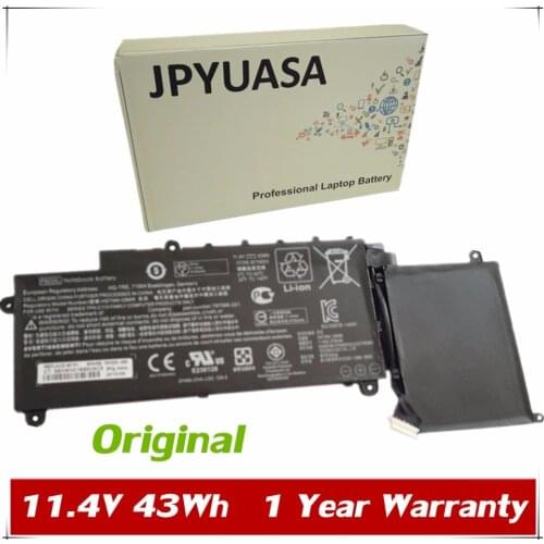7XINbox 11.4V 43Wh Original Laptop Battery PS03XL For HP STREAM X360 DB6R 11-P015WM HSTNN-DB6R 787520-005