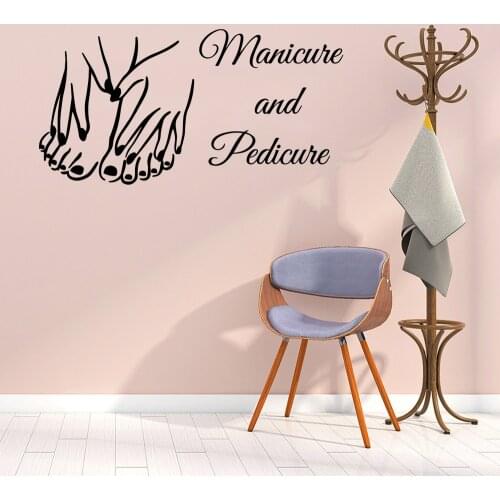 Drop Shipping nail salon Decal Removable Vinyl Mural Poster For Kids Rooms Decoration Decoration Accessories