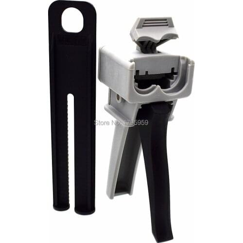 AB Epoxy Glue Gun Applicator Glue Adhensive Gun 50ml 1:2 Two Component AB Glue Dispenser Dispensing Caulking Gun Manual Tools