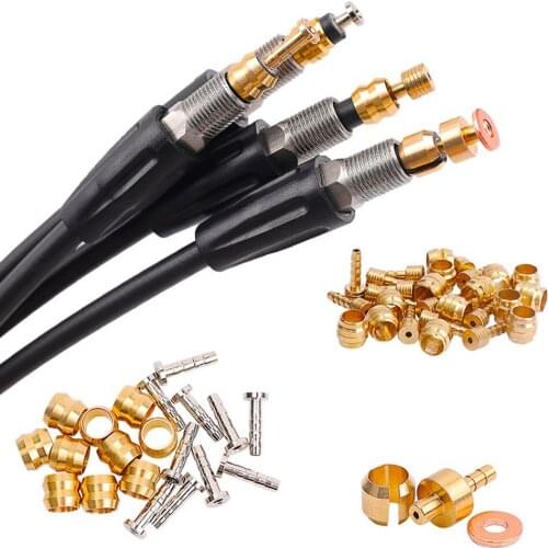 Suitable For AVID TR Magura Hope XT/XTR 5-piece Olive-shaped Connector Plug-in H Shimano Hydraulic Disc Brake T Head Copper Head