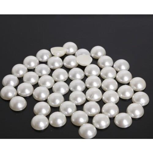 New Fashion 3MM 1000Pcs 3 Color Flatback Half Round Pearl Craft ABS Imitation Pearl Scrapbook Beads DIY Decorate