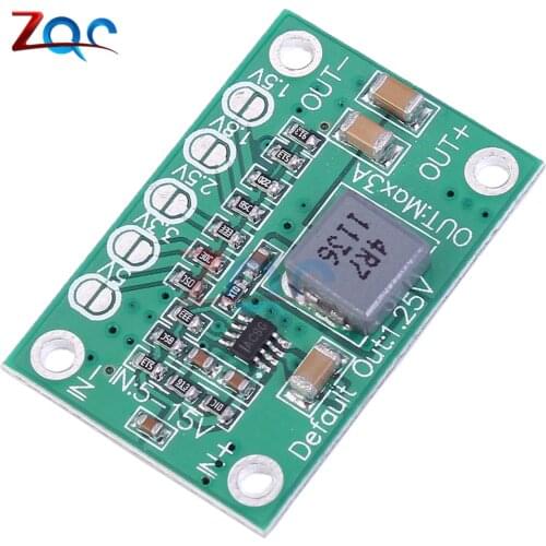 DC DC Step Down Power Supply Module 5-16V to 1.25V/1.5V/1.8V/2.5V/3.3V/5V Universal Adjustable Buck Converter 3A for LCD