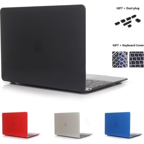 Transparent Plastic Case for MacBook 12 inch Air 11 13 inch Pro 13 15 inch Pro Retina 13 15 inch Air 13 2018 Touch Bar