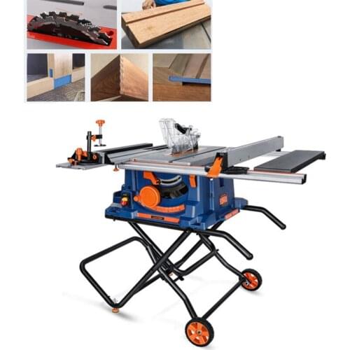 Push Table Saw Cutting Machine Panel Electric Tools 10 Inches Vertical Woodworking Chainsaw Multifunction Household Panel Saw