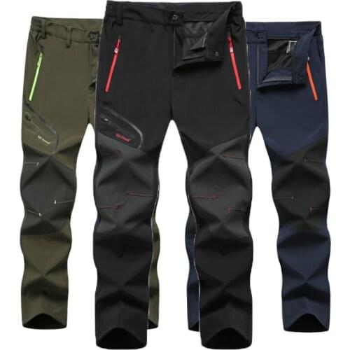 Plus Size 6XL Hiking Pants Spring Autumn Men Breathable Thin Quick dry Trousers Outdoor Camping Climbing Trekking Sports Pants