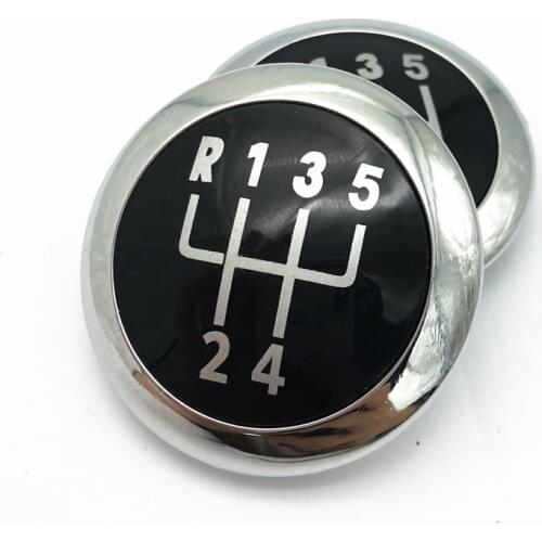 Car Styling MT 5/6 Speed Gear Shift Knob Emblem Cap Cover Case For VW Volkswagen Passat B6 2005-2011 Accessories
