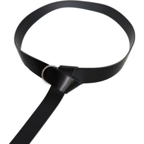VIKING NORSEMAN MENS RING BELT knight belt black medieval belt
