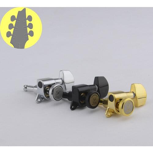 1 Set L3+R3 Locking Guitar Machine Heads Tuners Gear Ratio 1:18