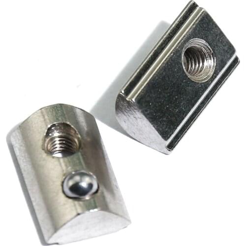 304 Stainless Steel Extrusion Profile 2020 CNC M4 100pcs M5 100pcs Half Round Elasticity Spring Nut Ball Nut Waterproof