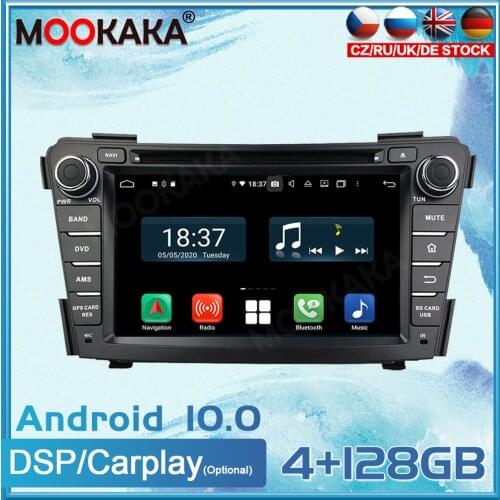 Android 10 4+128G Car GPS Navigation DVD Player For HYUNDAI I40 I-40 2011 - 2016 Multimedia Player Radio Tape Recorder Headunit