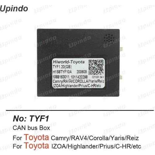 Car Stereo Android Radio CAN Bus Box Decoder Adapter For Toyota Corolla Yaris Reiz IZOA Prius C-HR Camry Highlander RAV4