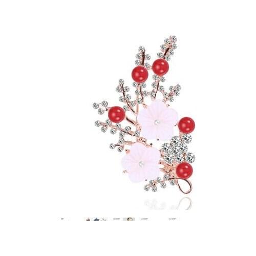 New young tulip 6 colors choose CZ brooches for women Color Popular Drip Badge Pin Brooch Mans Suit ArchivesWomen Party