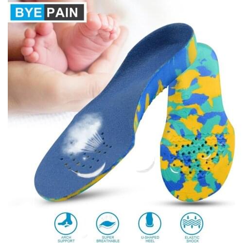 2 Pairs Kids Children Orthopedic Insoles Flat Foot Arch Support Pad X-legs Orthotic Insole Shoe Inserts