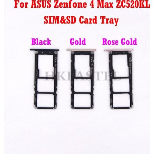 For ASUS Zenfone 4 Max ZC520KL New Original Housing SIM SD Card Tray Cover replacement part