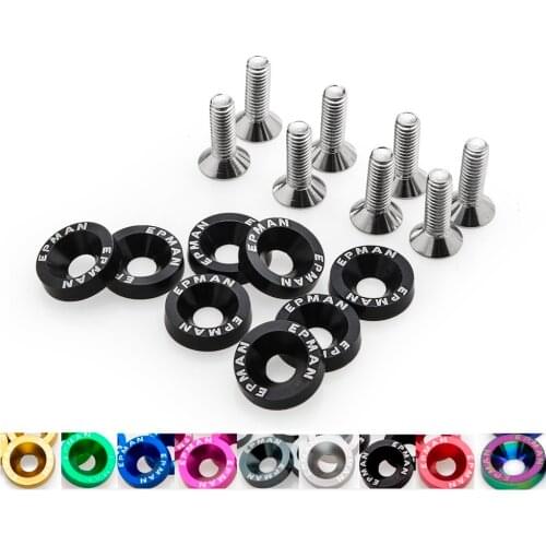Jdm Fender Washers washers and bolt Aluminum for Honda Civic Integra RSX EK EG DC EP-DP01S-ALBZ