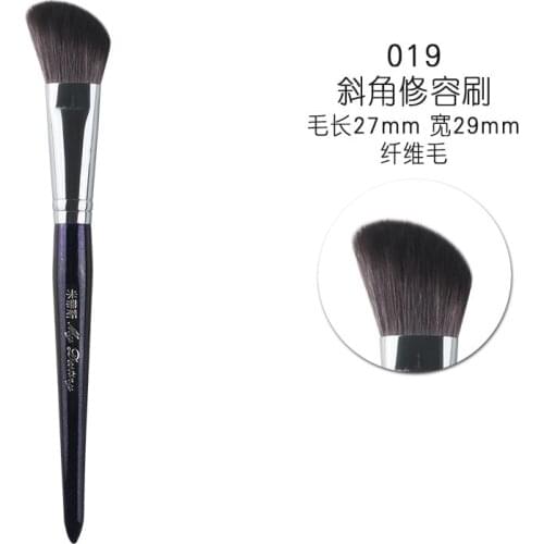Makeup Brush Wood Handle Dense Soft Round Powder Foundation Brushes loose Blush Contour Brush Make up Cosmetics Tool maquiagem