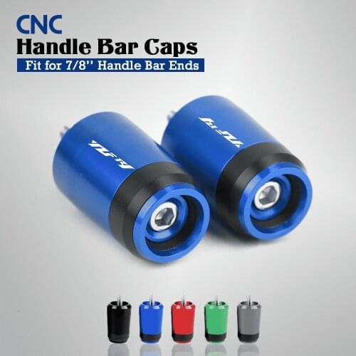 Motorcycle Accessories 7/8'' 22MM Handlebar Grips Handle Bar Cap End Plugs YAMAHA YZF R1 R1M R1S YZF-R1 YZFR1 1000