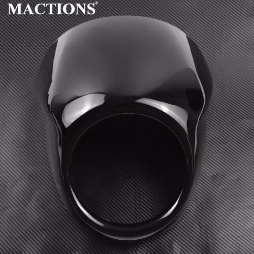 Motorcycle Gloss Black Headlight Faring Visor Cover Head Cover For Harley Street Xg500 750 2014 2015 2016 2017