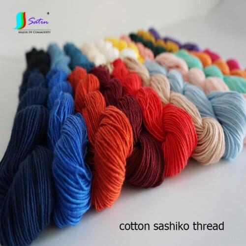 New Style 22 Colors Length 160 Meters Home Diy Embroidery Material 6 Strands Cotton Handmade Sashiko Sew Thread A0667L