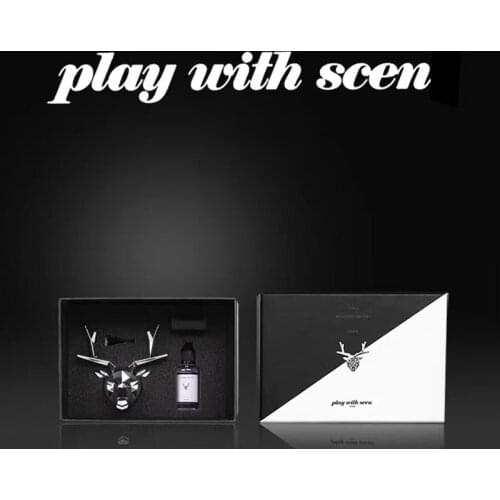 Delicate Box Cool Box Play With Scent Deer Design Bulldog Air Freshener Car Perfume Good Smell for Car Diffuser Auto Flavoring